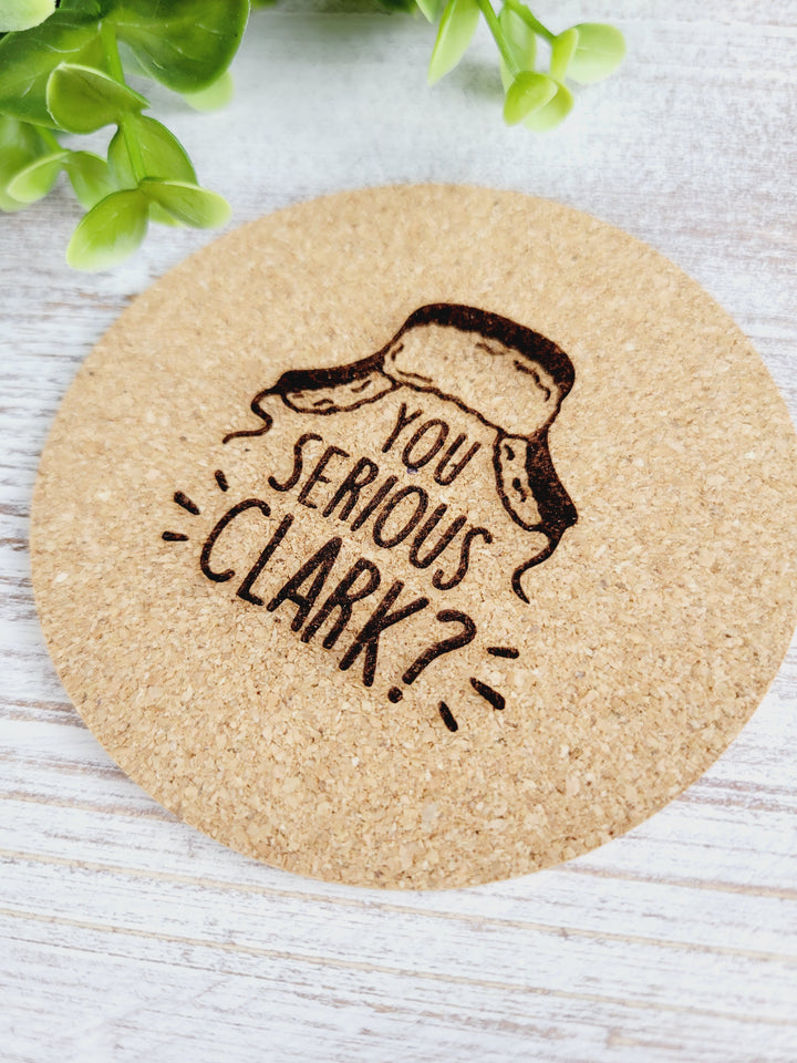 Rough Cut Dezigns, Holiday Themed Cork Coasters