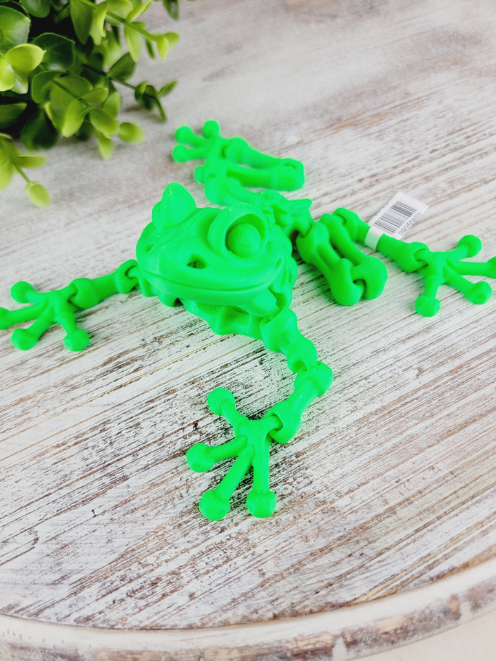 AB3D, 3D Printed Articulating Reptile and Frog Toys