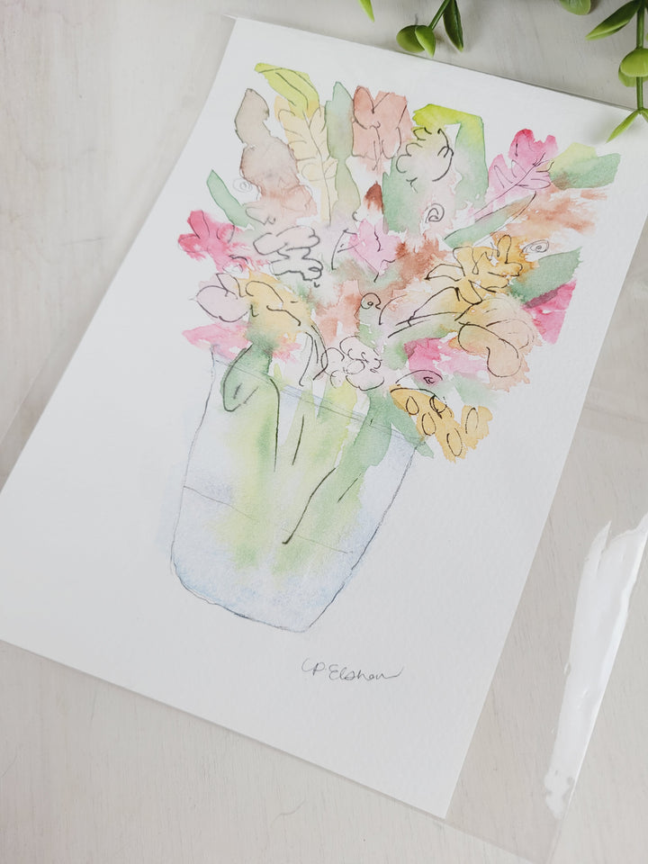 Original Art by Paige Elshaw, Watercolour Paintings