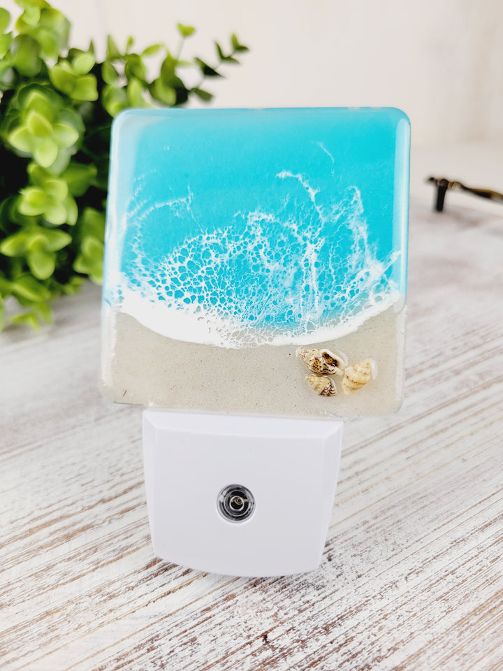 Kristi Scott Art, Resin Shoreline Night Lights