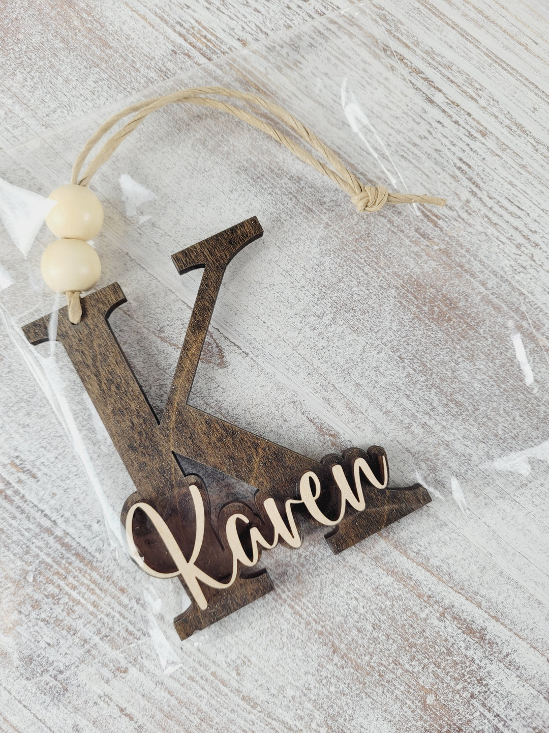 Rough Cut Dezigns, Custom Personalized Wood Ornaments