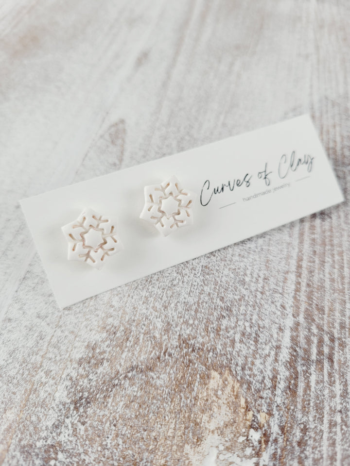 Curves of Clay, Holiday Stud Earrings