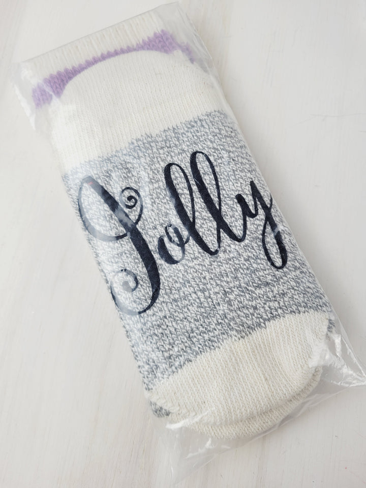 Lindsay's Creations, Holiday "If You Can Read This.." Socks