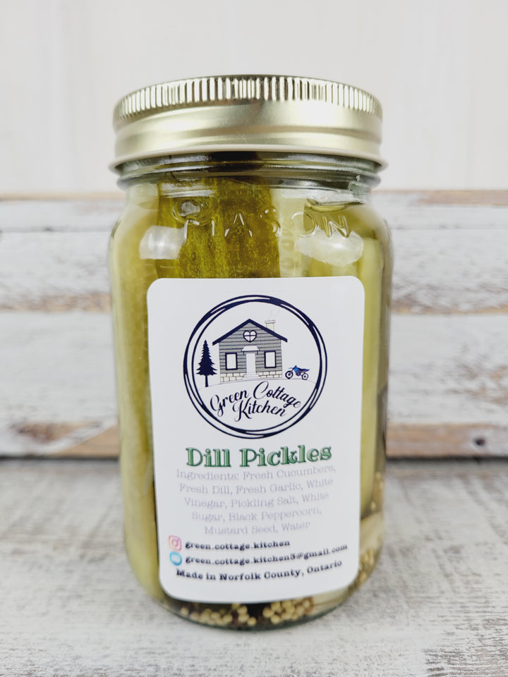 Green Cottage Kitchen, Dill Pickles (Regular, Spicy or Extra Garlic)