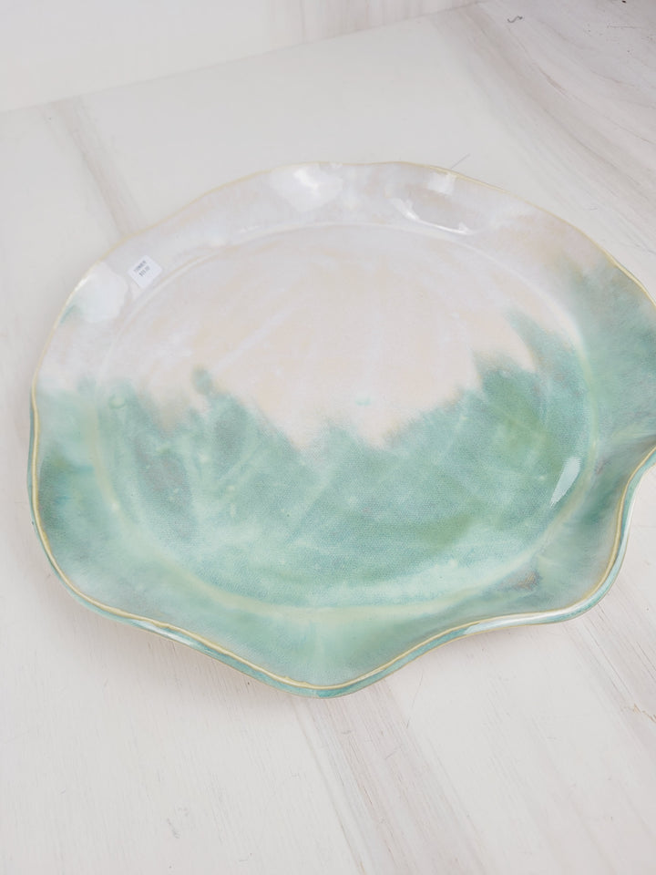 Pottymouth Ceramics, Handmade Ceramic Scalloped Platters