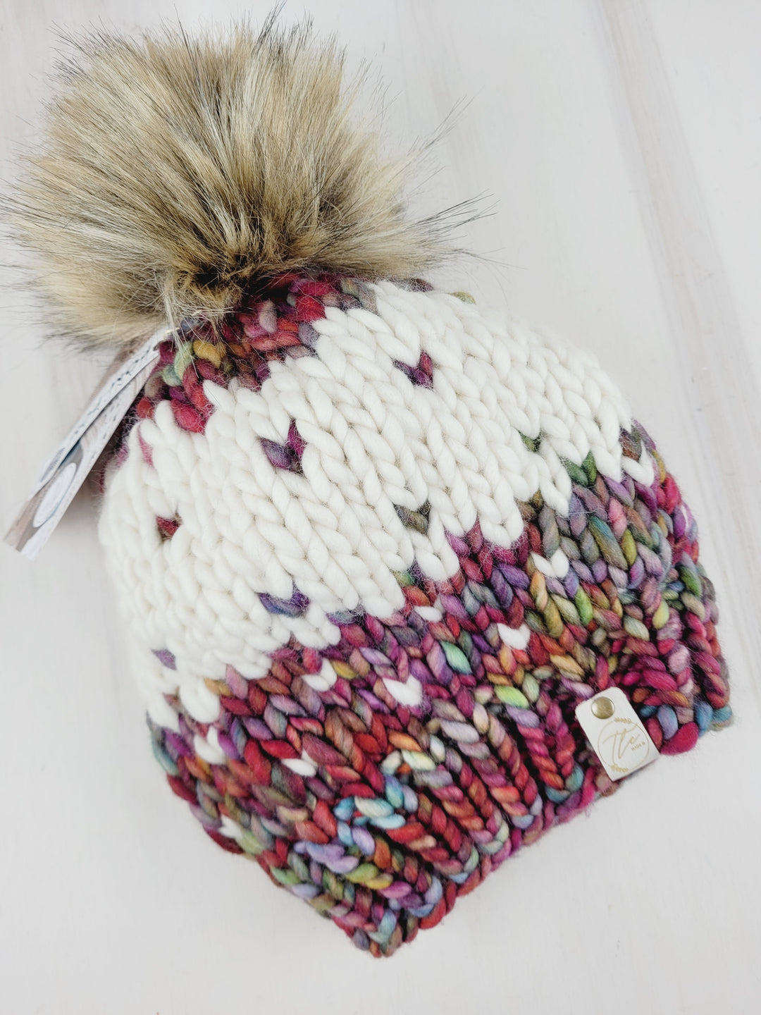 TLC Made, Merino Wool & Luxe Pom Crochet Hats