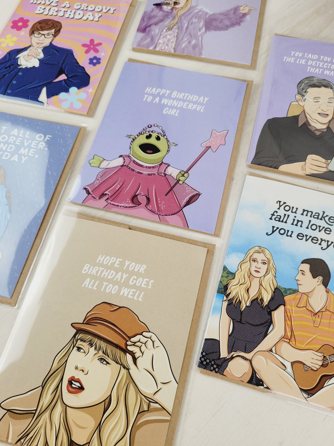 Simple Whimsy, Pop Culture Greeting Cards