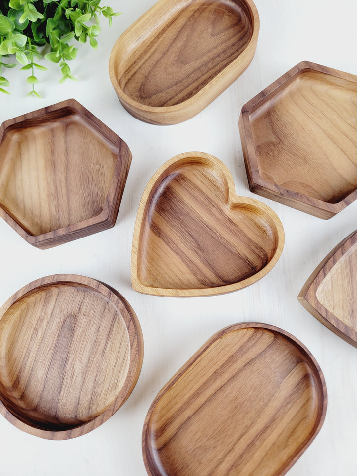 Rough Cut Dezigns, Wood Trinket Bowls