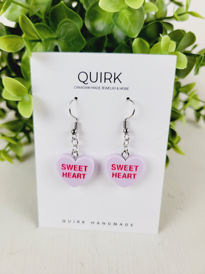 Quirk Handmade Jewelry, Valentine's Day Dangles