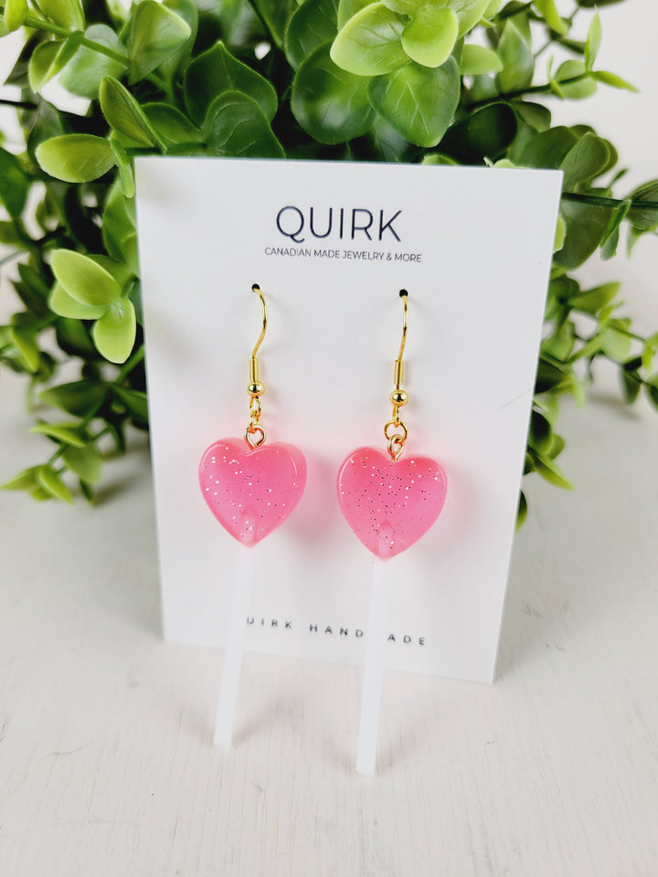 Quirk Handmade Jewelry, Valentine's Day Dangles