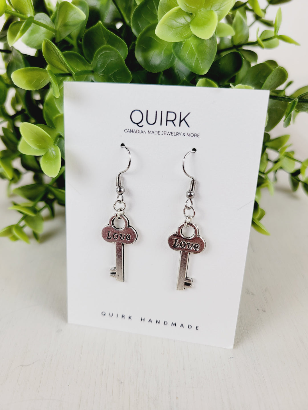 Quirk Handmade Jewelry, Valentine's Day Dangles