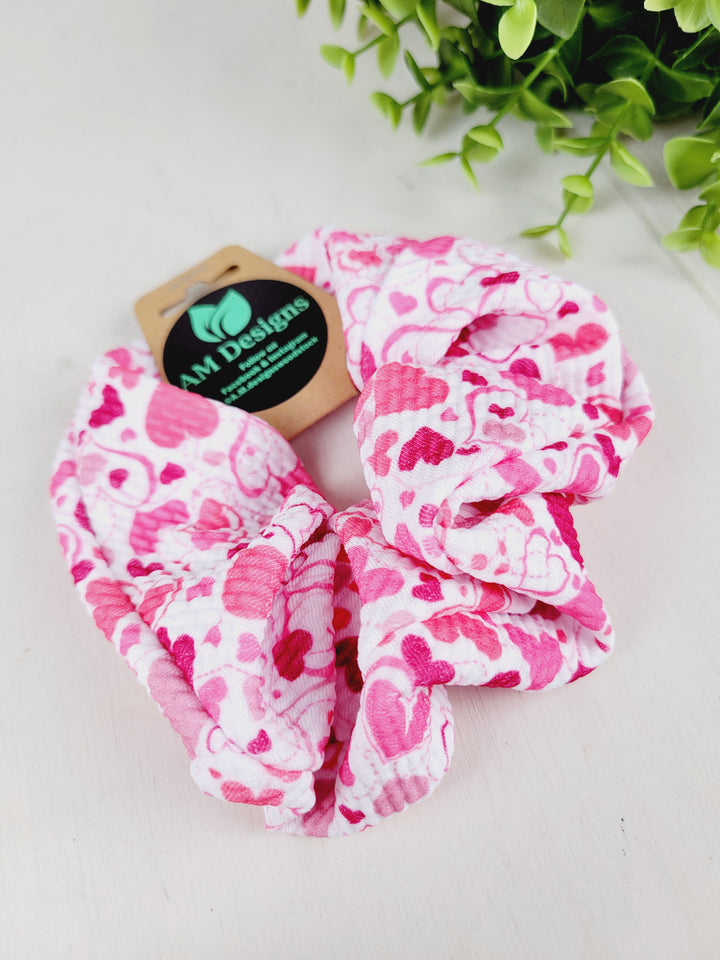 AM Designs, Valentine's Fabric Scrunchies