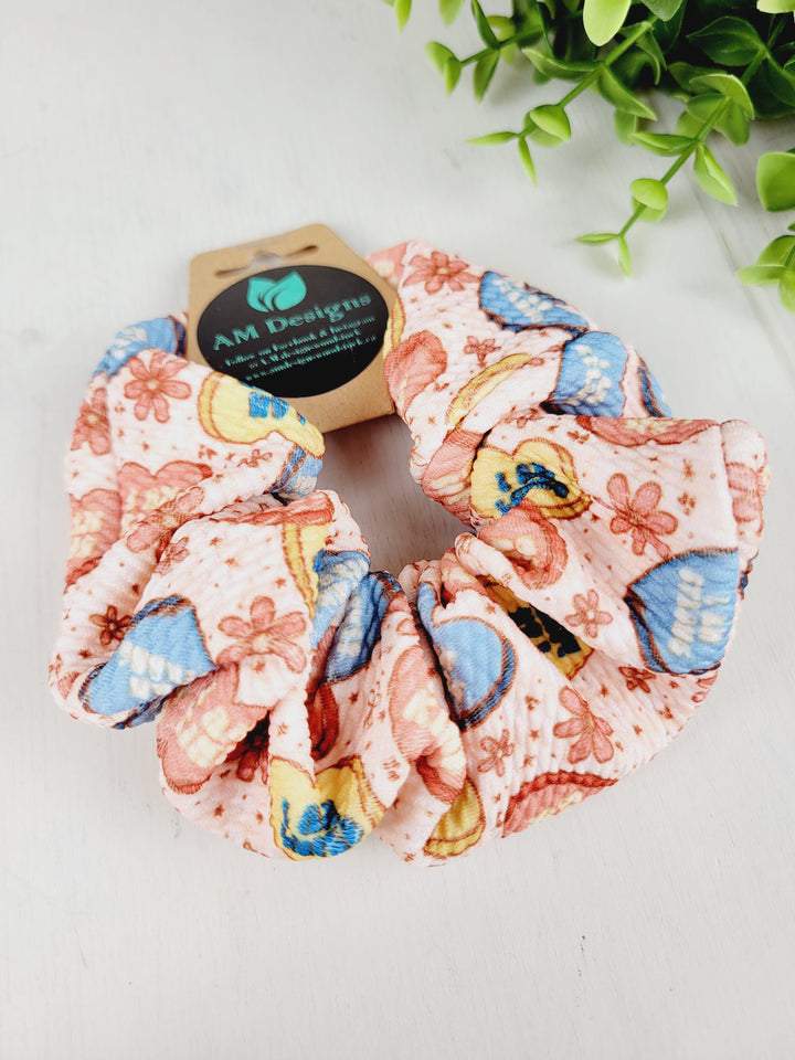 AM Designs, Valentine's Fabric Scrunchies