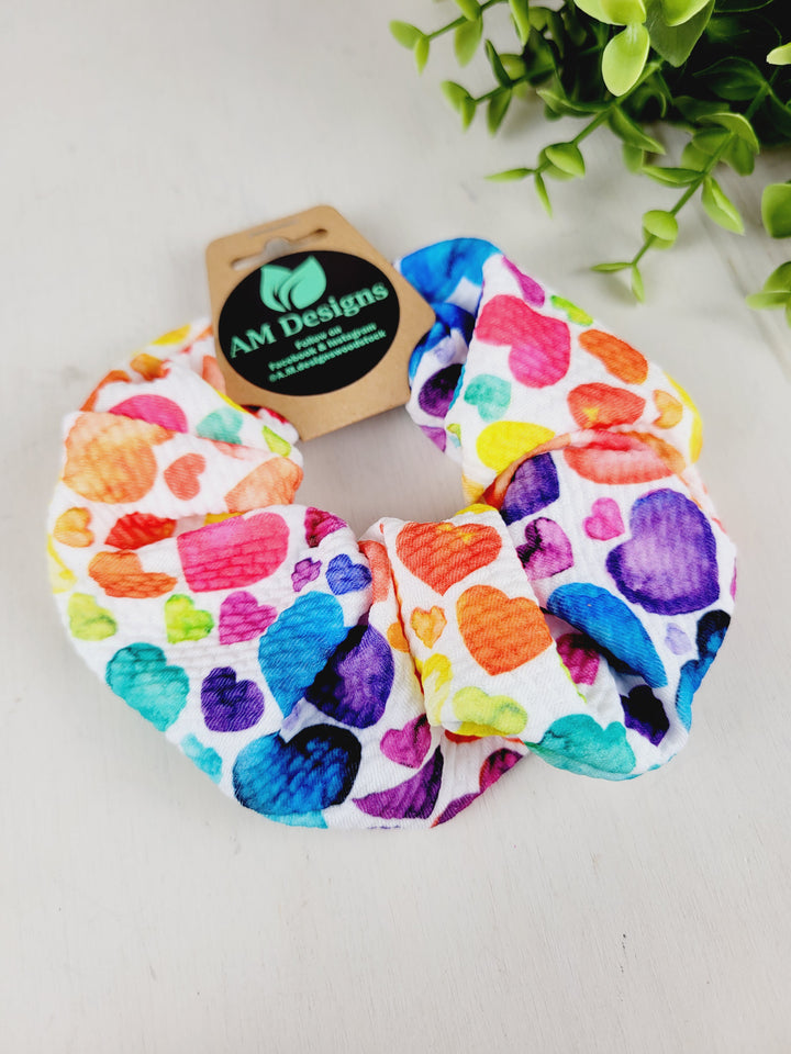 AM Designs, Valentine's Fabric Scrunchies