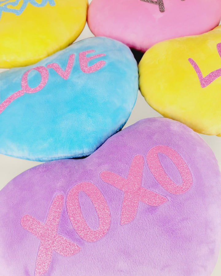 AM Designs, Conversation Heart Pillows