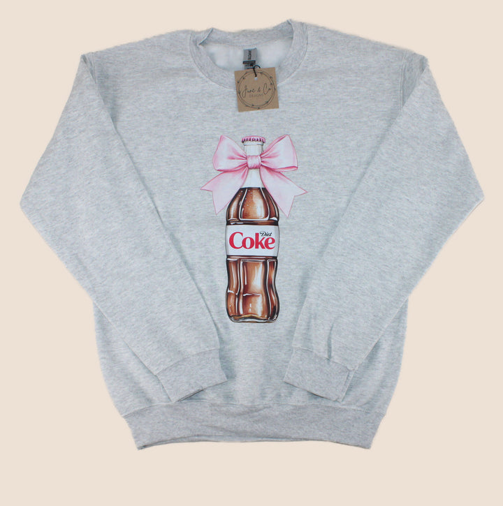 June & Co Designs, Soda Pop Bow Beverage Crewnecks