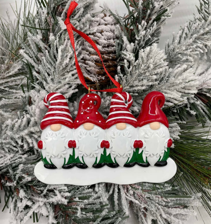 Lindsay's Creations, Ceramic Personalized Ornaments - Gnomes