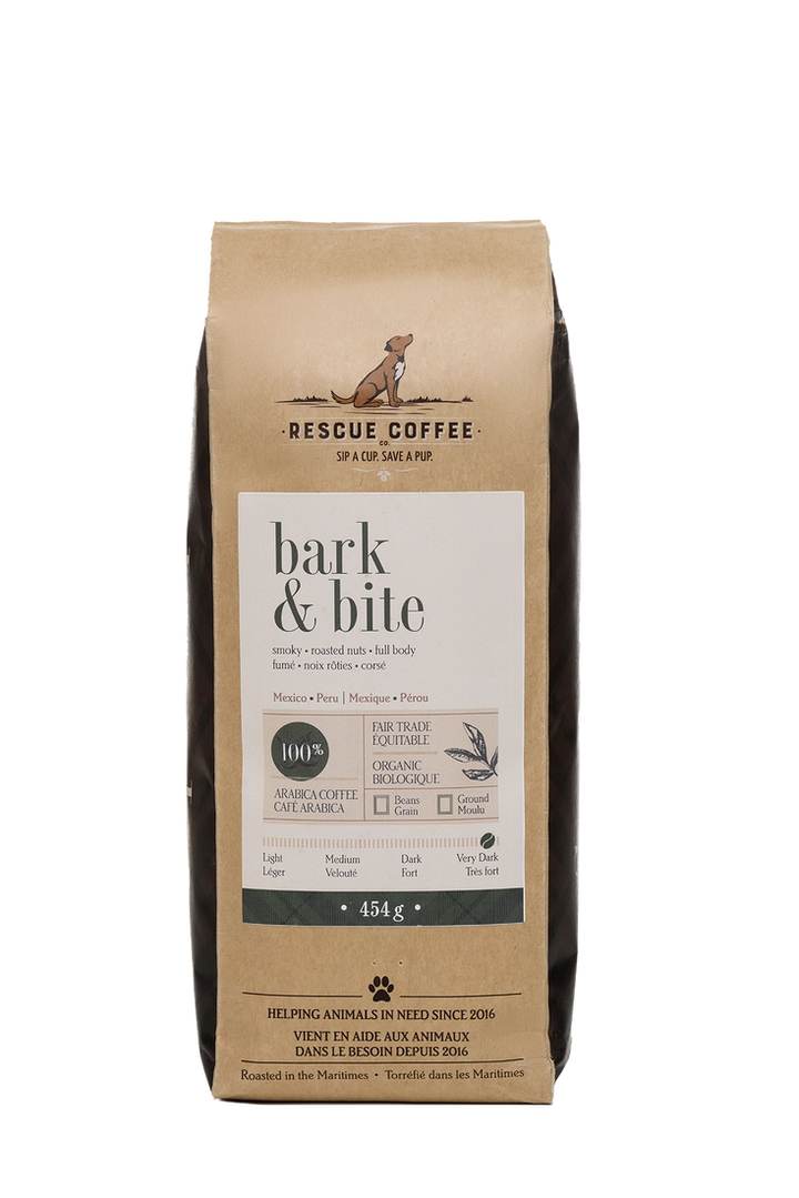 Rescue Coffee Co. Bark & Bite Roast (Very Dark) Ground