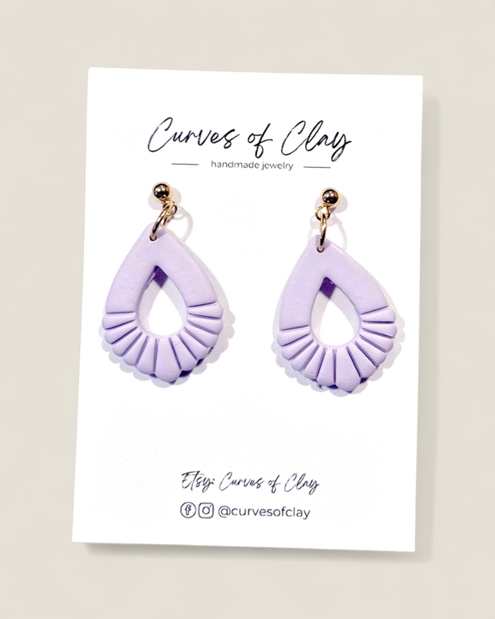 Curves of Clay, Everyday Dangle Earrings
