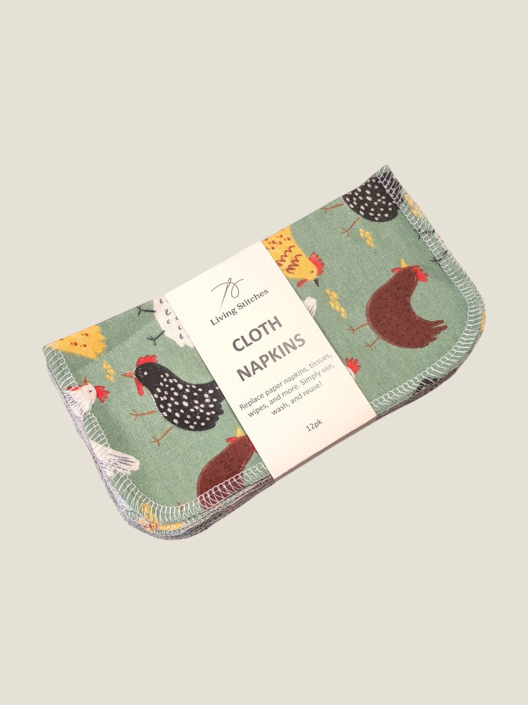Living Stitches, Reusable Cloth Napkins