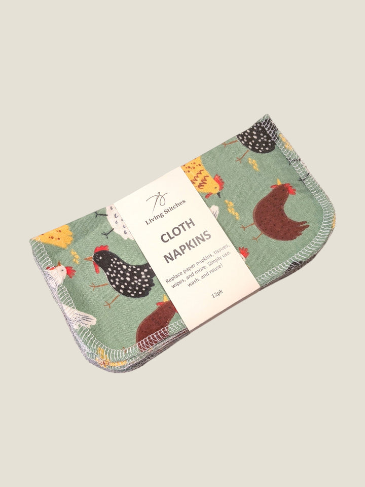 Living Stitches, Reusable Cloth Napkins