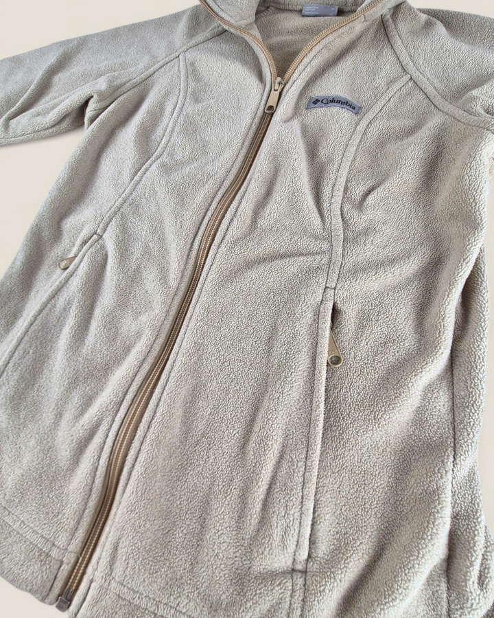 Pre-Loved Columbia Tan Zippered Sweater Ladies XS | Betty’s Marketplace