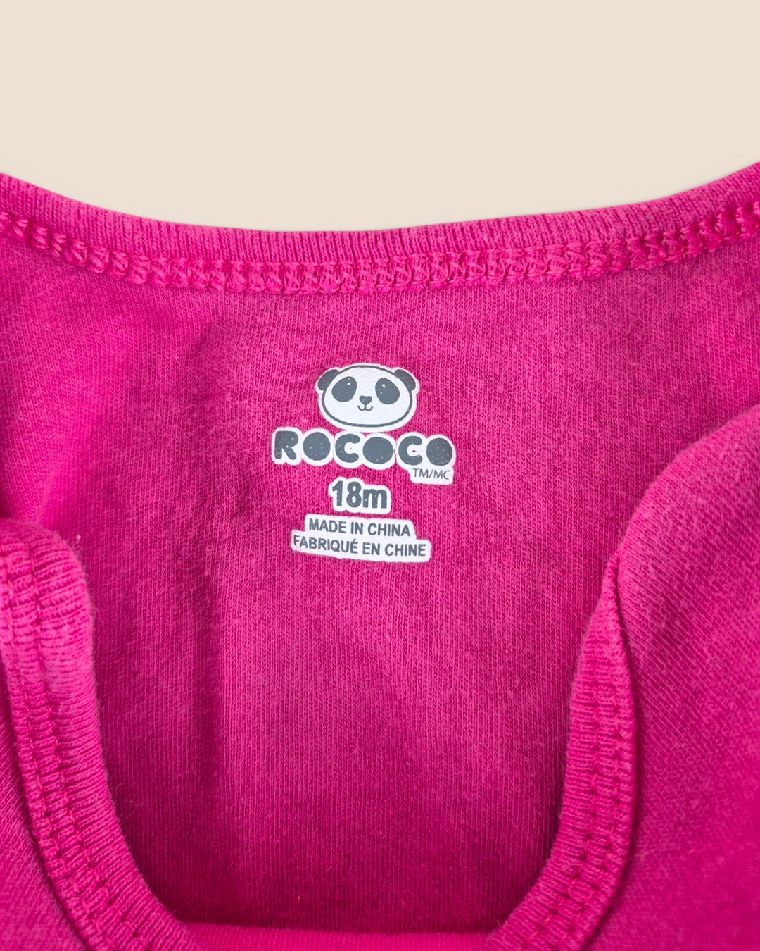 Pre-Loved Rococo Pink Onesie Girls 18M | Betty’s Marketplace