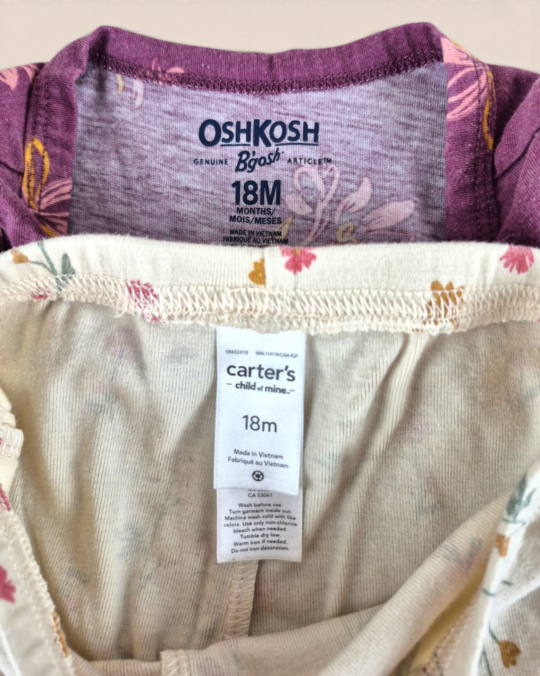 Pre-Loved Carter's & Oshkosh Outfit Girls 18M | Betty’s Marketplace