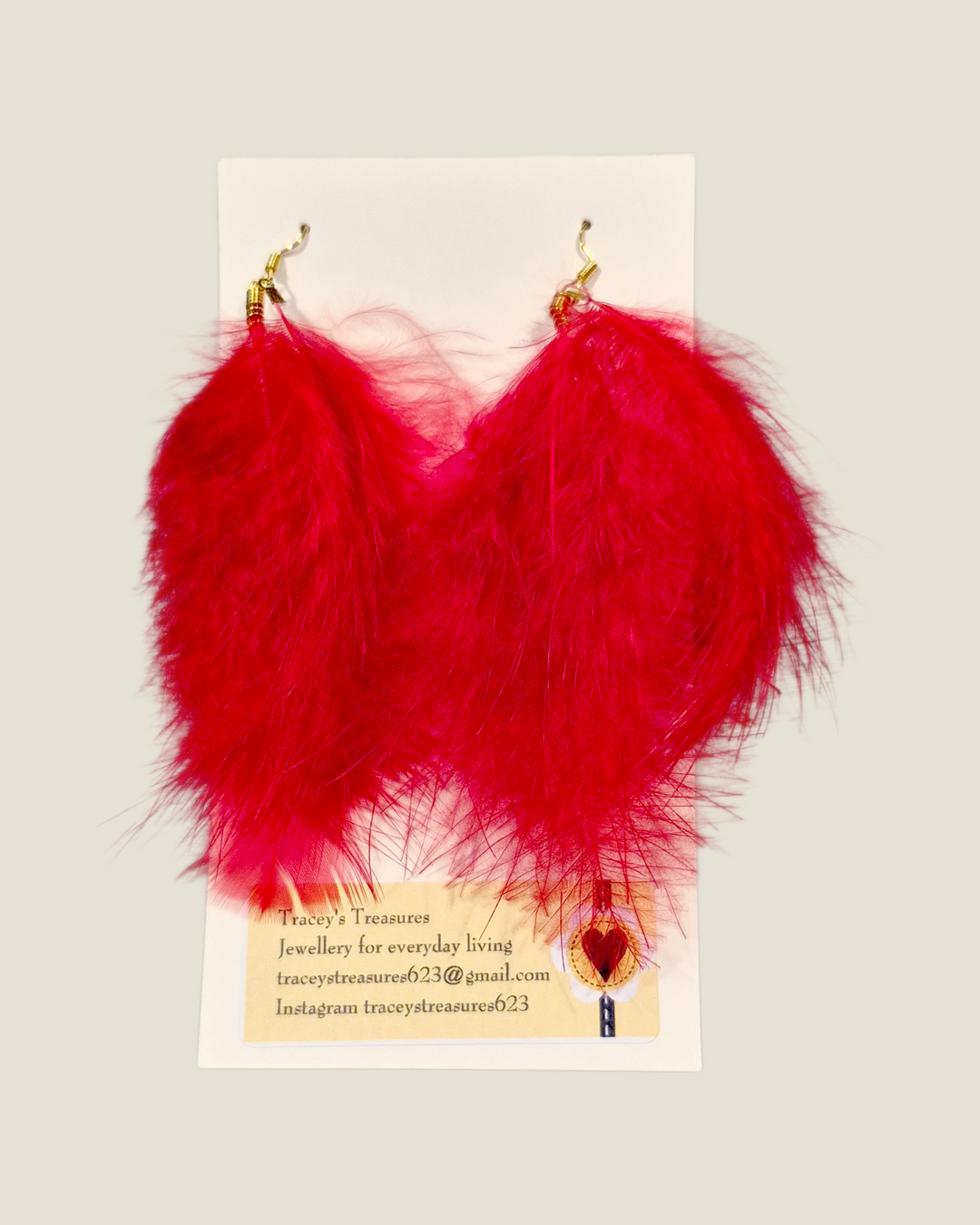 Tracey's Treasures, Feather Dangle Earrings