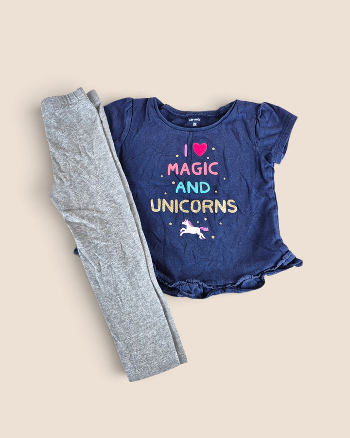 Pre-Loved Carter's Unicorn Outfit Girls 2Y | Betty’s Marketplace