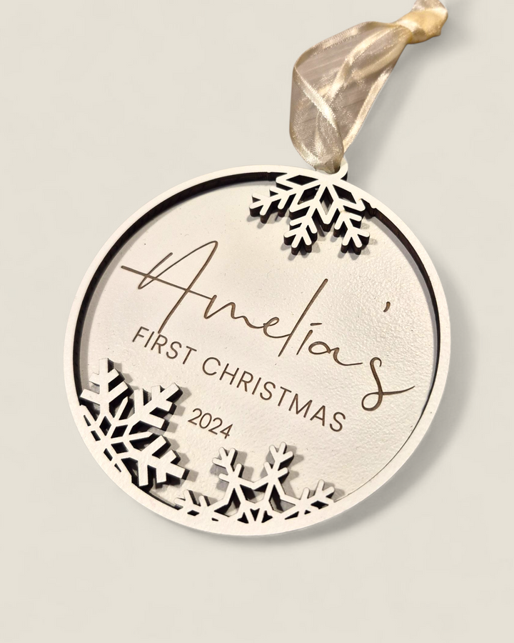 Rough Cut Dezigns, Custom Personalized Wood Ornaments