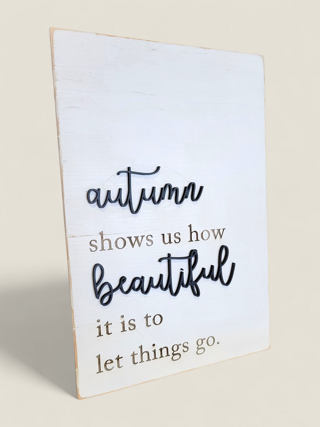 Rough Cut Dezigns, 3D Fall Signs