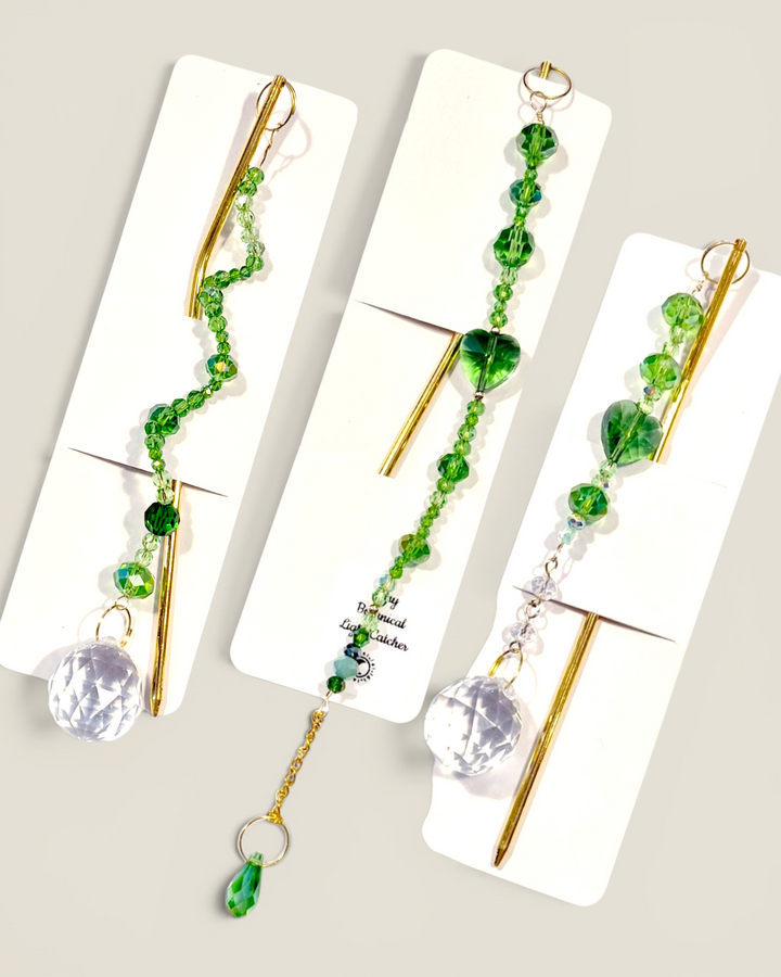 Kristi Scott Art, Jeweled Suncatcher Plant Charms
