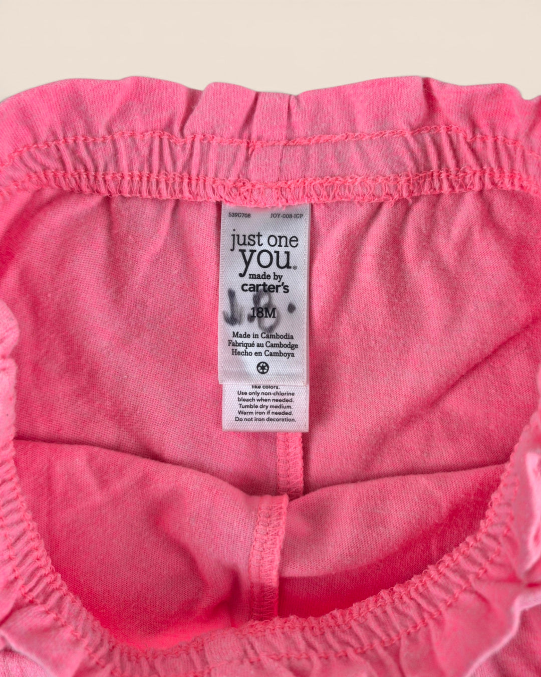 Pre-Loved Carter's Pink Bloomers Girls 18M | Betty’s Marketplace