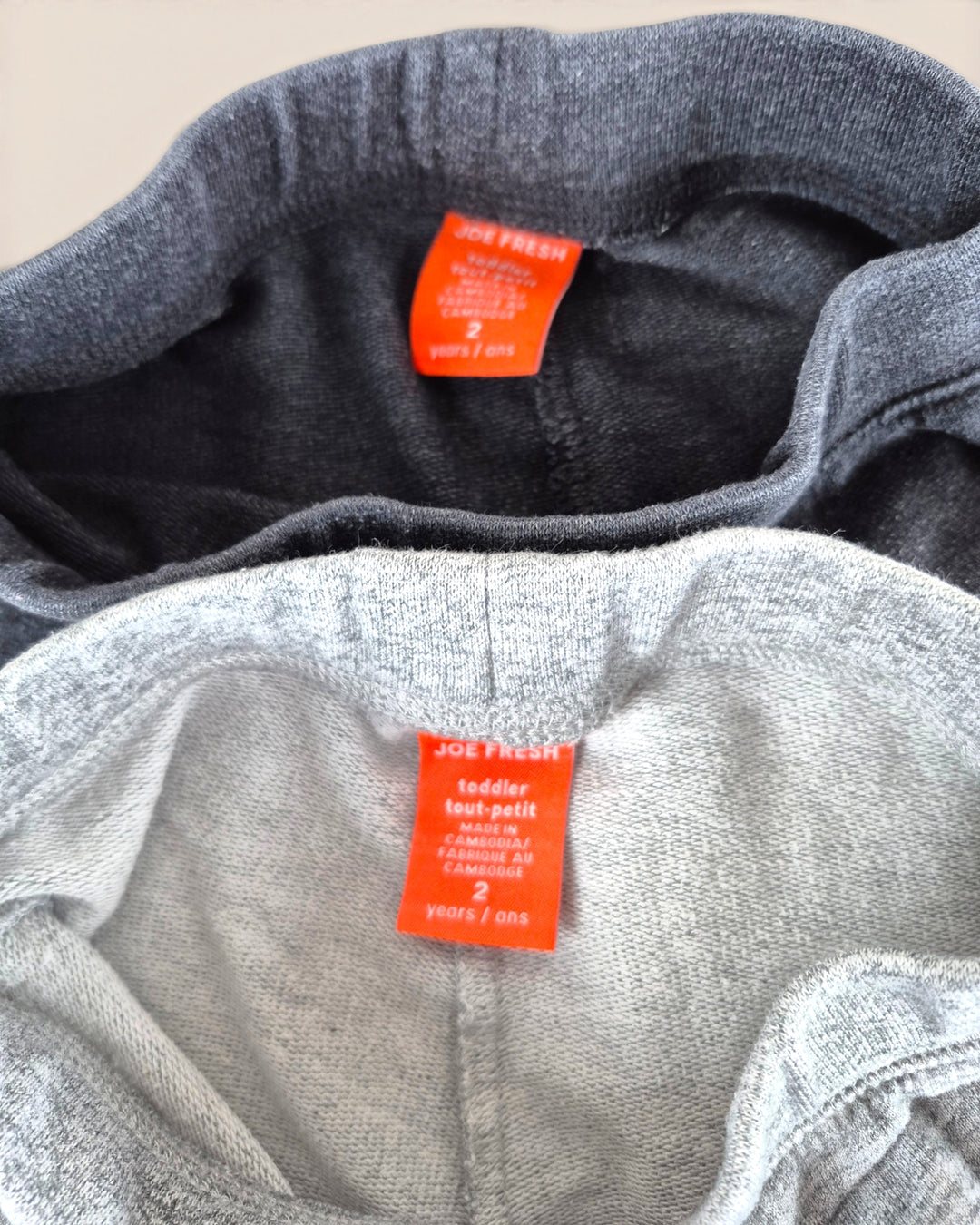 Pre-Loved Joe Fresh Set Of 2 Grey Track Pants 2Y | Betty’s Marketplace