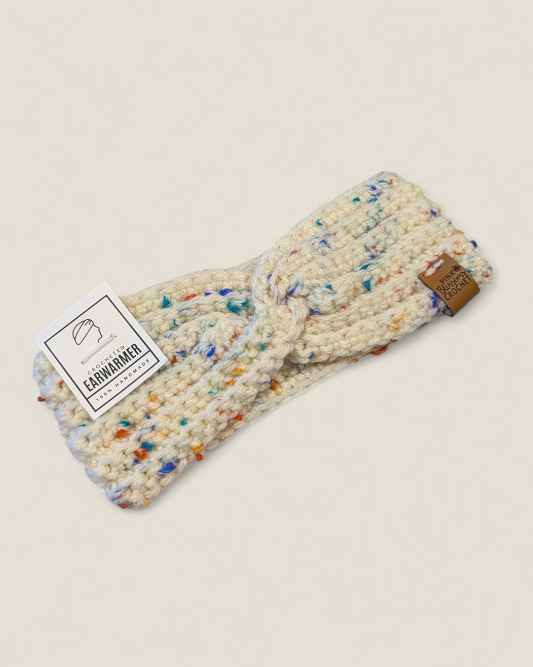 Pink Blossom Crochet Headbands