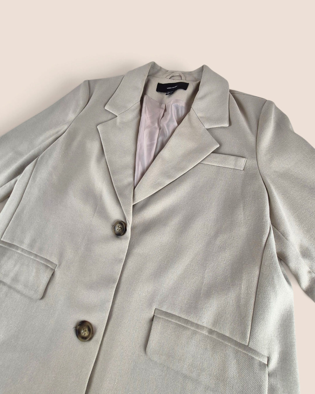 Pre-Loved Vero Moda Tan Blazer Ladies Medium | Betty’s Marketplace