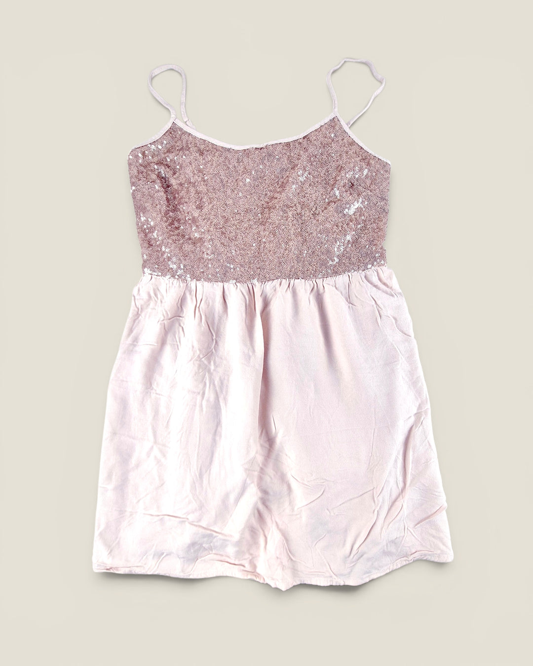 Pre-Loved Forever 21 Beige Sequined Cami Top Ladies Large | Betty’s Marketplace