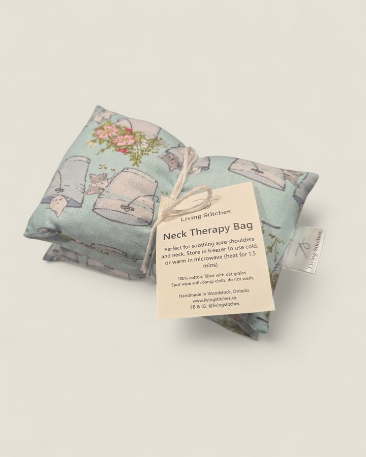 Living Stitches, Hot Cold Neck Therapy Bags