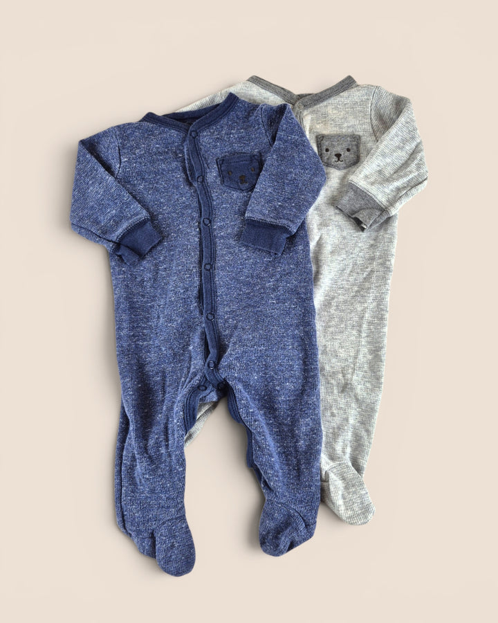 Pre-Loved Carter's Set Of 2 Waffle Footies 6M | Betty’s Marketplace