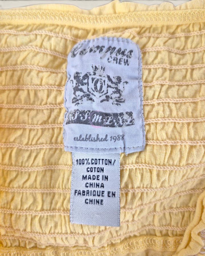Pre-Loved Campus Crew Yellow Strapless Top Ladies Approx Medium | Betty’s Marketplace
