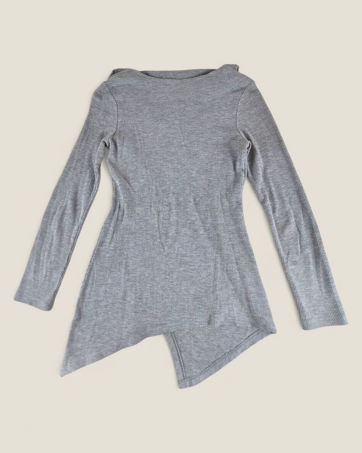 Pre-Loved Marc New York Grey Asymmetric Top Ladies Small | Betty’s Marketplace