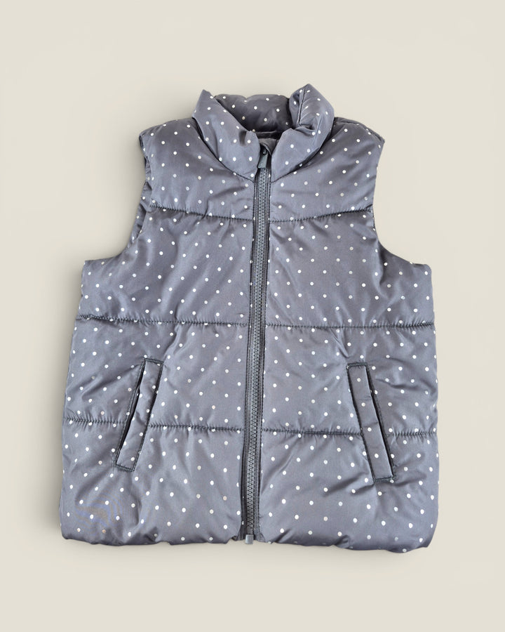 Pre-Loved Old Navy Grey Puffer Vest Girls 4Y | Betty’s Marketplace