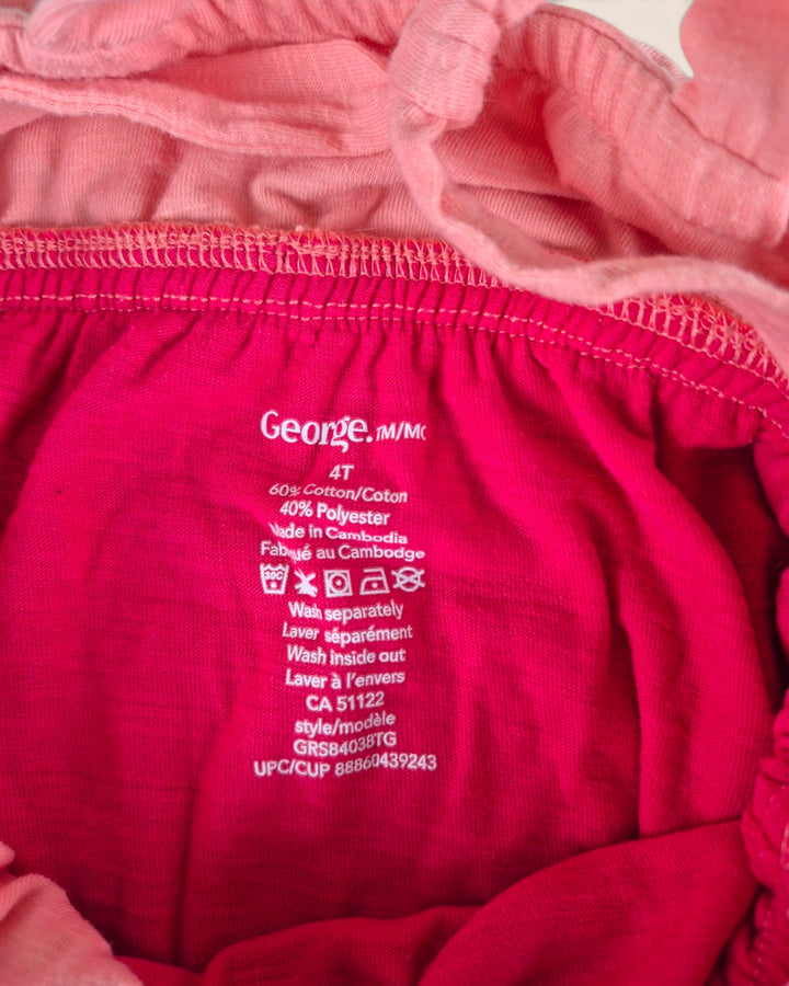 Pre-Loved George Pink Tiered Dress Girls 4Y | Betty’s Marketplace