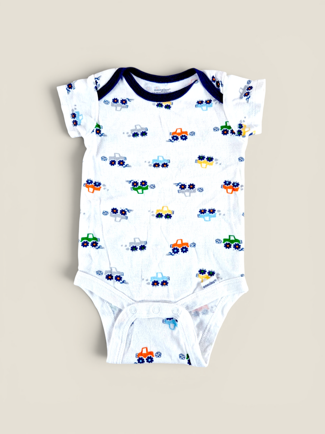 Pre-Loved Onesies Brand Monster Truck Onesie 3-6M | Betty’s Marketplace