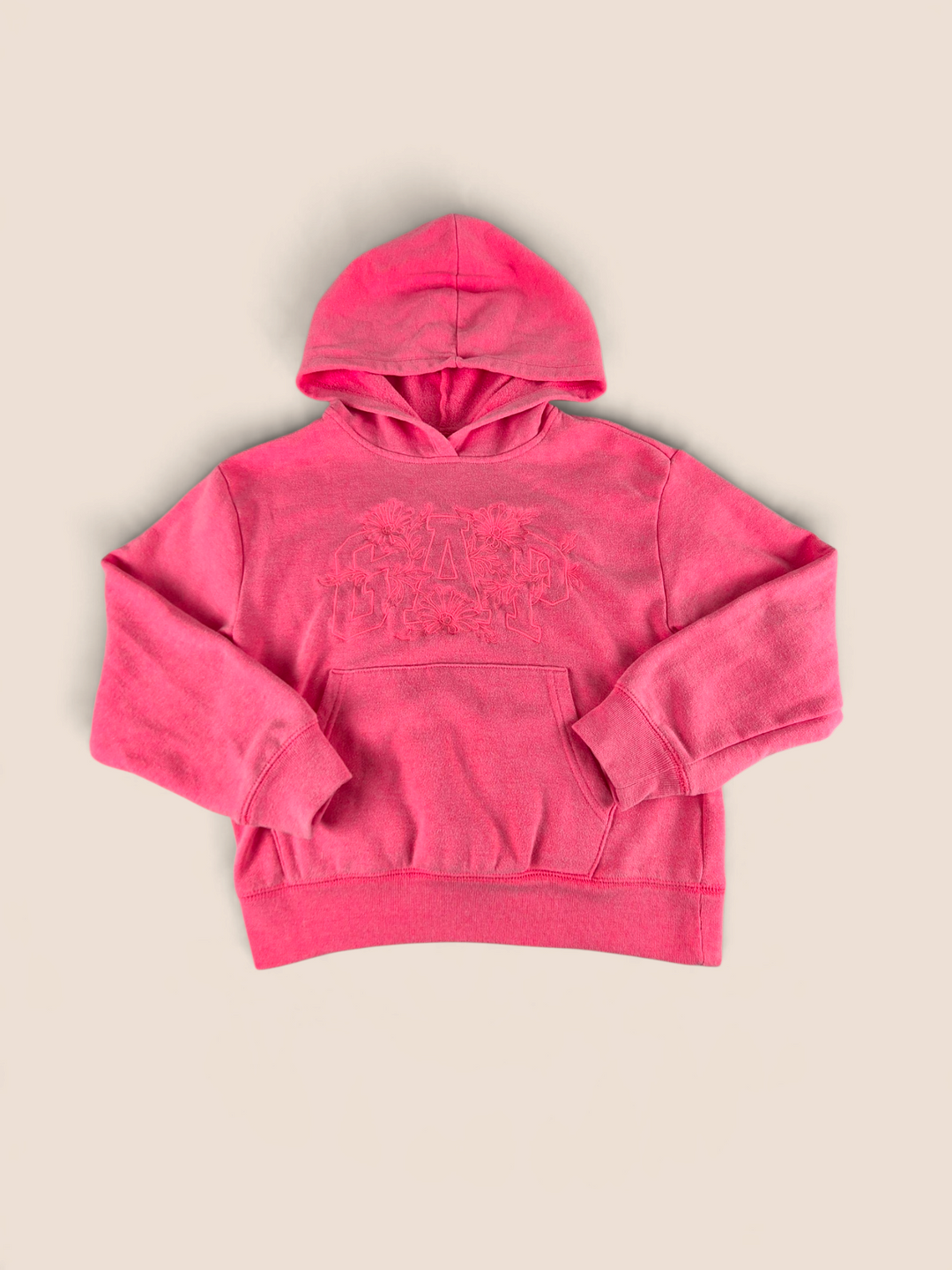 Pre-Loved Gap Pink Embroidered Hoodie Girls 10Y | Betty’s Marketplace