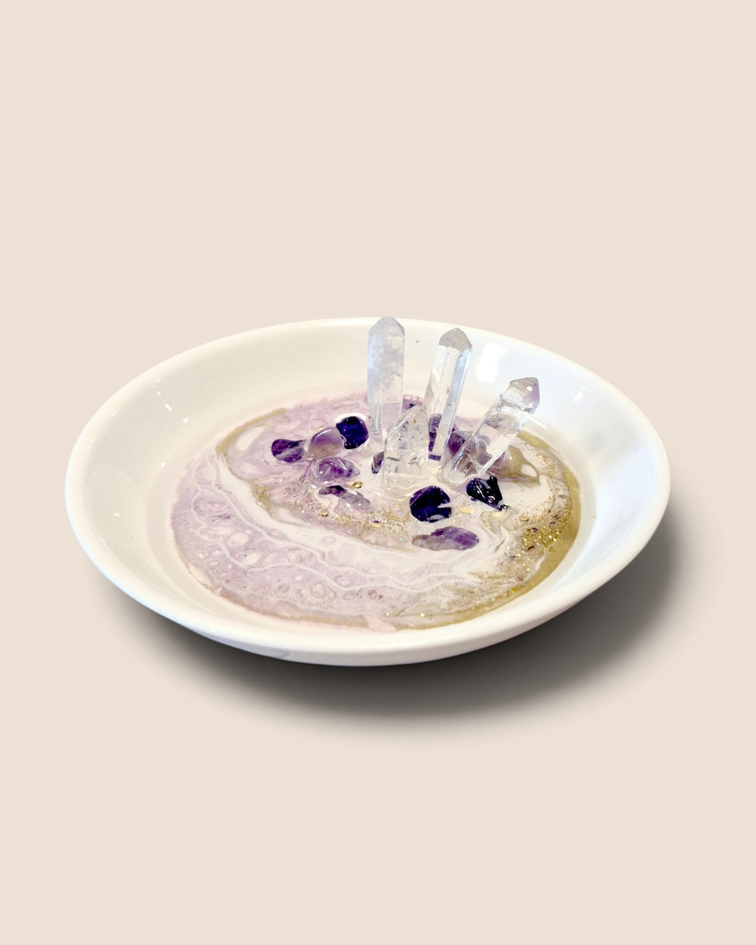 Kristi Scott Art, Crystal & Painted Ring Dishes