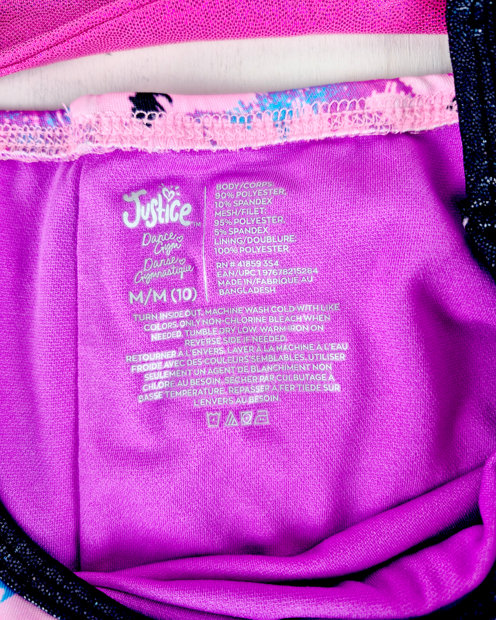 Pre-Loved Justice Dance Gym Body Suit Girls 10Y | Betty’s Marketplace