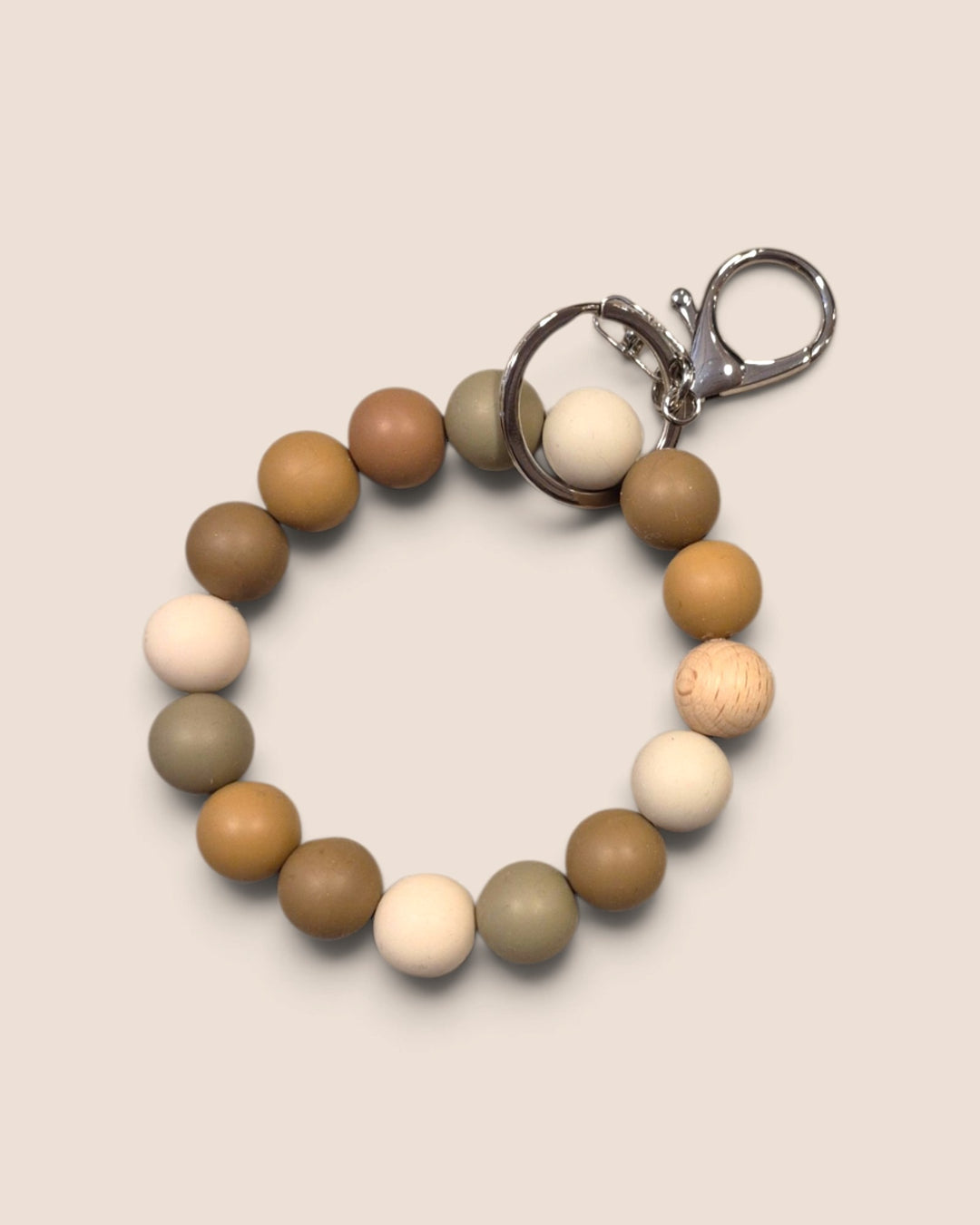 Teak Jewelry, Silicone Bead Wristlets