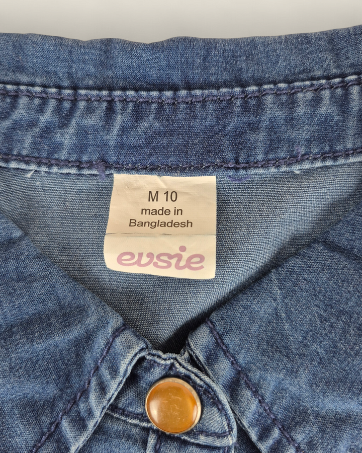 Pre-Loved Evsie Light Denim Top Girls 10Y | Betty’s Marketplace